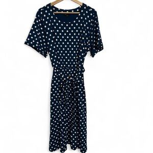 Polka Dot Navy Dress